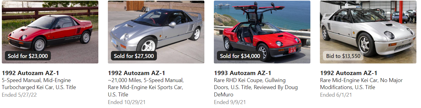 14 of The Cheapest Cars With Butterfly Doors